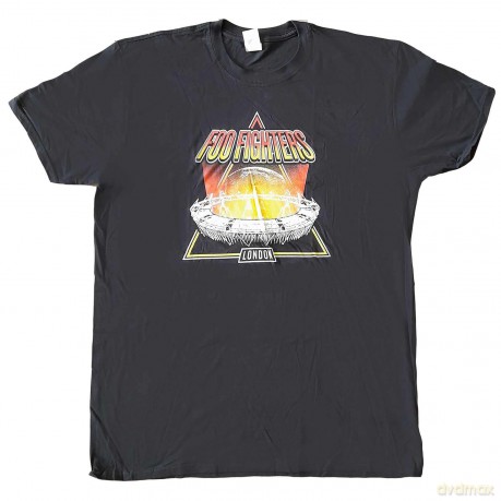 Foo Fighters: Unisex T-Shirt: All Over London (Black) (Ex-Tour) (Small)