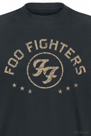 Foo Fighters: Unisex T-Shirt: Arched Stars (Black) (Large)