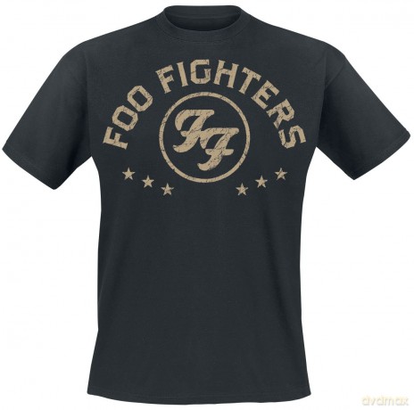 Foo Fighters: Unisex T-Shirt: Arched Stars (Black) (Medium)