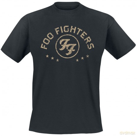Foo Fighters: Unisex T-Shirt: Arched Stars (Black) (X-Large)