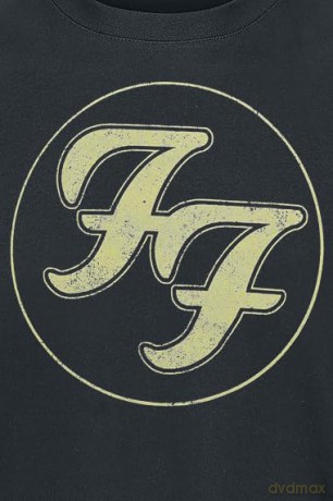 Foo Fighters: Unisex T-Shirt: Distressed FF Logo (Black) (X-Large)