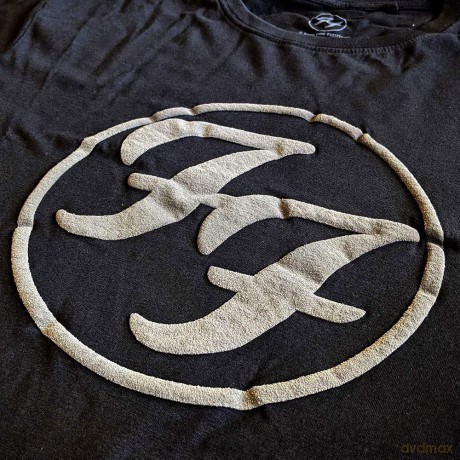 Foo Fighters: Unisex T-Shirt: FF Logo (Black) (Hi-Build) (Large)