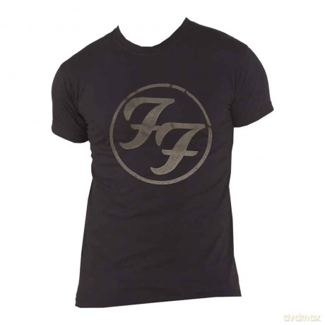 Foo Fighters: Unisex T-Shirt: FF Logo (Black) (Hi-Build) (X-Large)