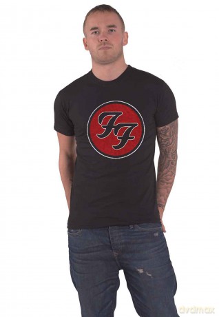 Foo Fighters: Unisex T-Shirt: FF Logo (Black) (XXXX-Large)
