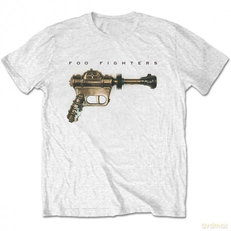 Foo Fighters: Unisex T-Shirt: Ray Gun (White) (X-Large)
