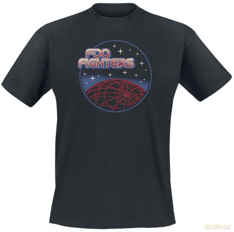 Foo Fighters: Unisex T-Shirt: Vector Space (Black) (Small)