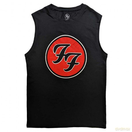 Foo Fighters: Unisex Tank T-Shirt: FF Logo (Black) (X-Large)