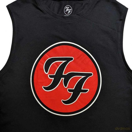 Foo Fighters: Unisex Tank T-Shirt: FF Logo (Black) (X-Large)