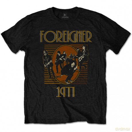 Foreigner: Men's Tee: Est' 1977 (XX-Large)