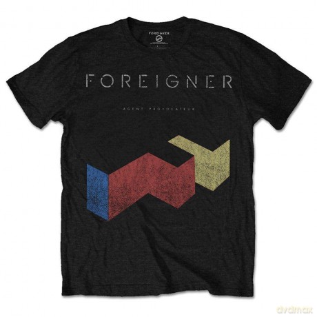 Foreigner: Men's Tee: Vintage Agent Provocateur (Medium)