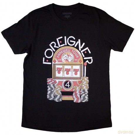 Foreigner: Unisex T-Shirt: Farewell Tour (Black) (X-Large)