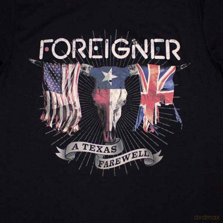 Foreigner: Unisex T-Shirt: Texas Farewell (Black) (XX-Large)