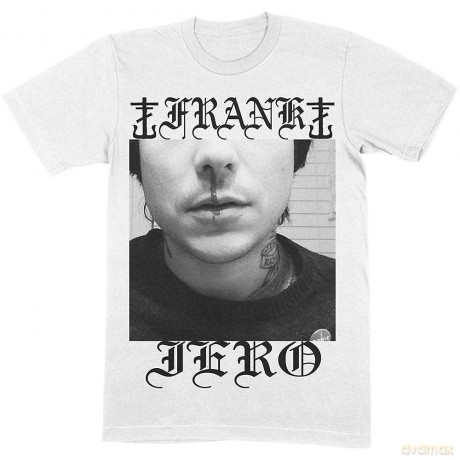 Frank Iero: Unisex T-Shirt: Nose Bleed (White) (Large)
