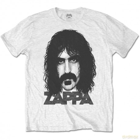 Frank Zappa: Unisex T-Shirt: Big Face (White) (Large)