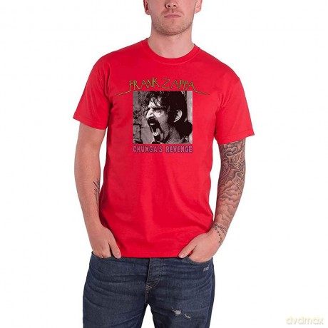 T: Frank Zappa Unisex T-Shirt: Chunga's Revenge (Red) (X-Large)