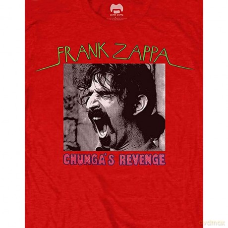 T: Frank Zappa Unisex T-Shirt: Chunga's Revenge (Red) (X-Large)