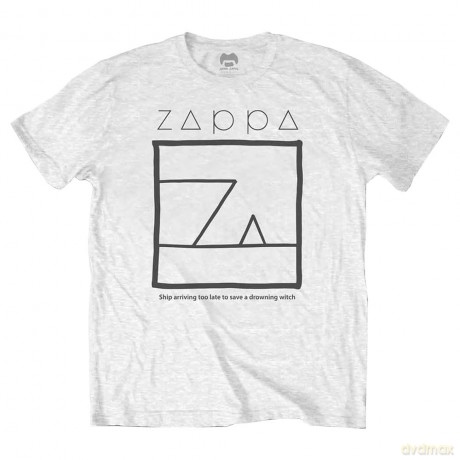 Frank Zappa: Unisex T-Shirt: Drowning Witch (White) (Medium)