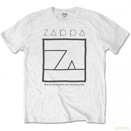 Frank Zappa: Unisex T-Shirt: Drowning Witch (White) (Small)