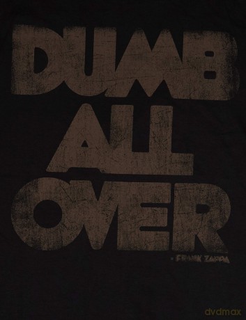 Frank Zappa: Unisex T-Shirt: Dumb All Over (Black) (XXX-Large)