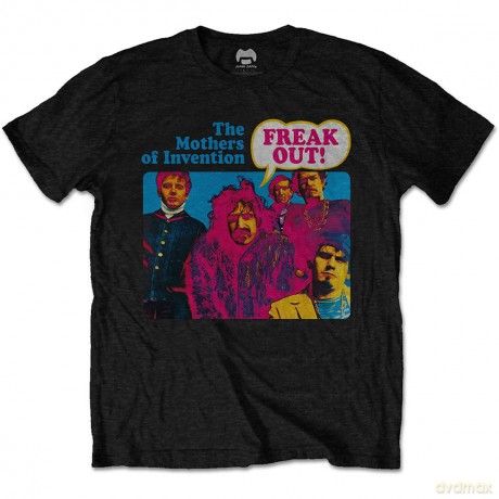 Frank Zappa: Unisex T-Shirt: Freak Out! (Black) (Medium)