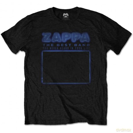 Frank Zappa: Unisex T-Shirt: Never Heard (Black) (Small)