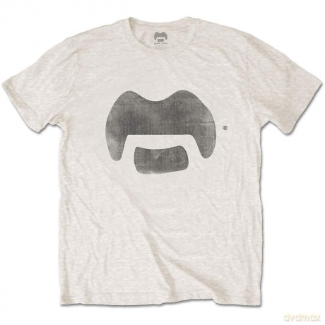 Frank Zappa: Unisex T-Shirt: Tache (White) (Small)