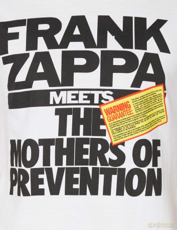 Frank Zappa: Unisex T-Shirt: The Mothers of Prevention (White) (Small)