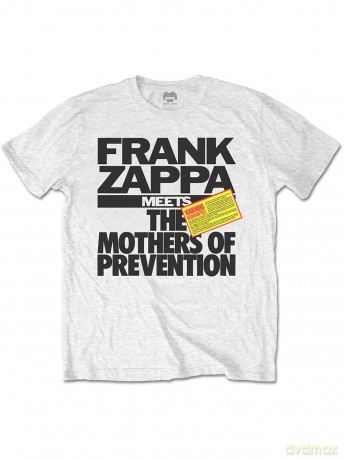 Frank Zappa: Unisex T-Shirt: The Mothers of Prevention (White) (XX-Large)