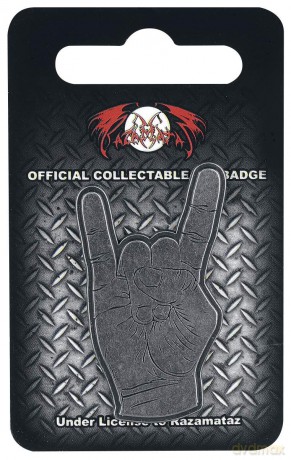 Generic: Pin Badge: Devil Horns (Retail Pack)