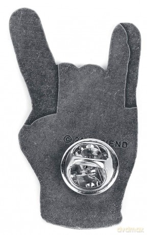 Generic: Pin Badge: Devil Horns (Retail Pack)