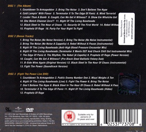 Public Enemy: It Takes a Nation of Millions to Hold Us Back (Deluxe) [2CD]+[DVD] 