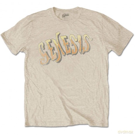 Genesis: Men's Tee: Vintage Logo - Golden (Large)