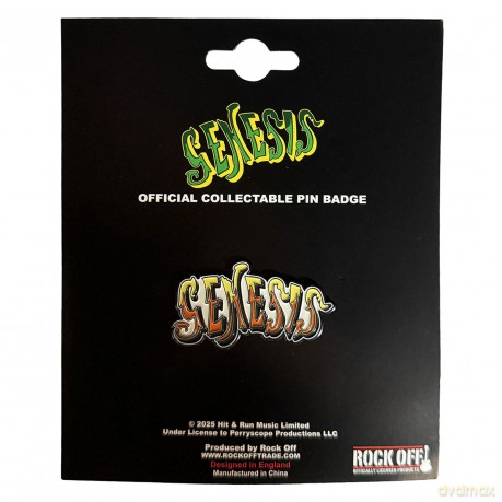 Genesis: Pin Badge: Orange Classic Logo