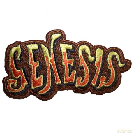Genesis: Standard Patch: Classic Logo Cut-Out Orange (Orange)