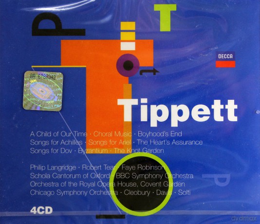 Tippet:Vocal Music [4CD]