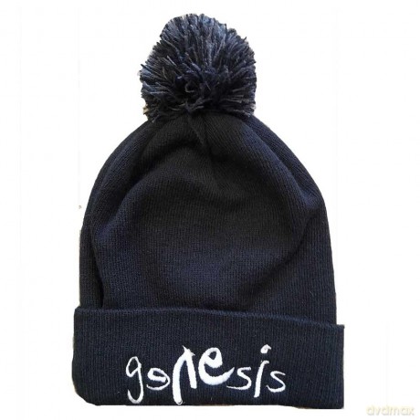 Genesis: Unisex Bobble Beanie Hat: Logo (Black) (Ex-Tour)