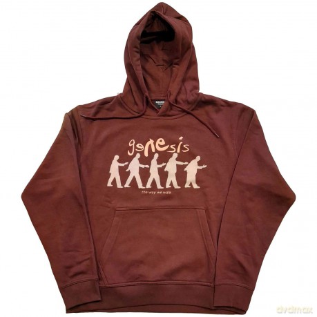 Genesis: Unisex Pullover Hoodie: The Way We Walk (Brown) (X-Large)