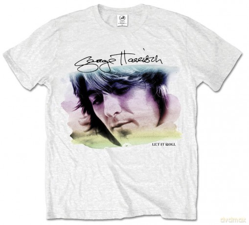 George Harrison: Men's Tee: Water Colour Portrait (Medium)