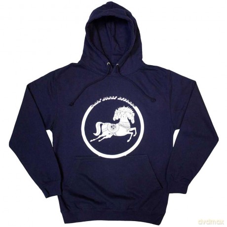 George Harrison: Unisex Pullover Hoodie: Dark Horse (Blue) (Medium)