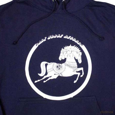 George Harrison: Unisex Pullover Hoodie: Dark Horse (Blue) (Medium)