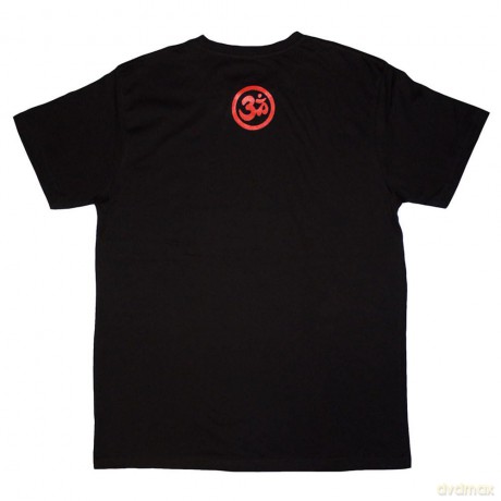 George Harrison: Unisex T-Shirt: Dark Horse Logo (Black) (Back Print) (Large)