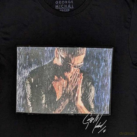 George Michael: Unisex T-Shirt: Film Still (Black) (Small)