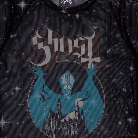 Ghost: Ladies Crop Top: Opus (Black) (Mesh) (Medium)