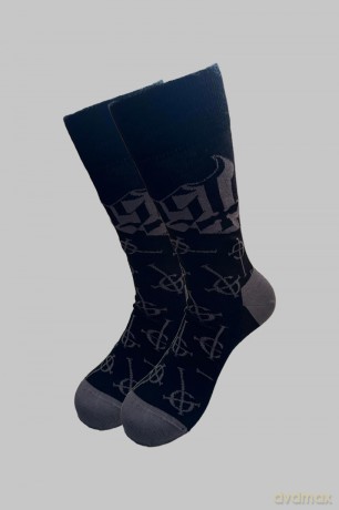 Ghost: Unisex Ankle Socks: Symbol Pattern (Black) (UK Size 7 - 11)
