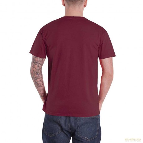 Ghost: Unisex T-Shirt: Firemilk (Maroon Red) (X-Large)
