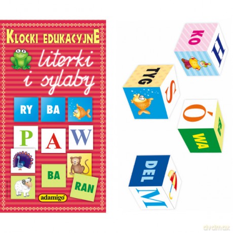 ADAMIGO KLOCKI EDUKACYJNE 18 EL. [KLOCKI]