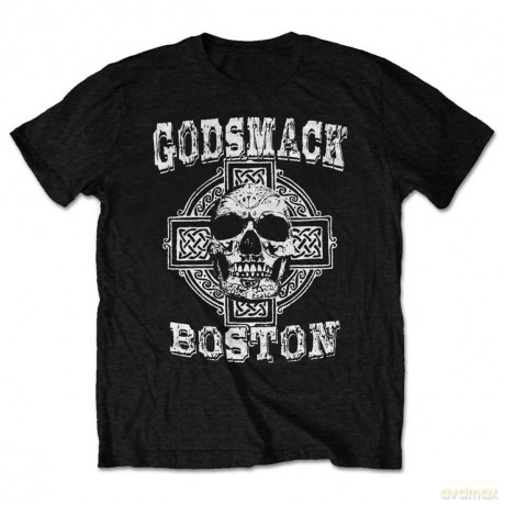 Godsmack: Men's Tee: Boston Skull (Medium)