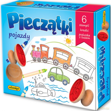 ADAMIGO Pieczątki Pojazdy [ZABAWKA]