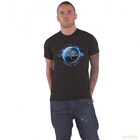 Godsmack: Unisex T-Shirt: Lighting Up The Sky World Tour (Black) (Large)