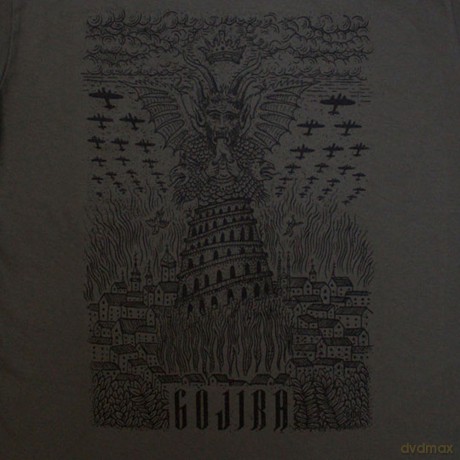 Gojira: Unisex T-Shirt: Demon Village (Charcoal Grey) (Large)